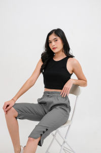 Celana Wanita Kasual Trendi Kancing