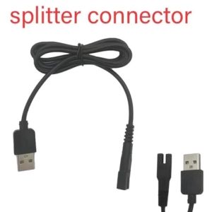 Universal Electric Pet Shaver Charger USB Cord Power Plug Cable For Hair Clipper Razor
