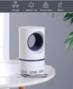 Small White Mosquito Repellant Killer Trap Insect Pests Photocatalyst LED Light Perangkap Nyamuk Serangga