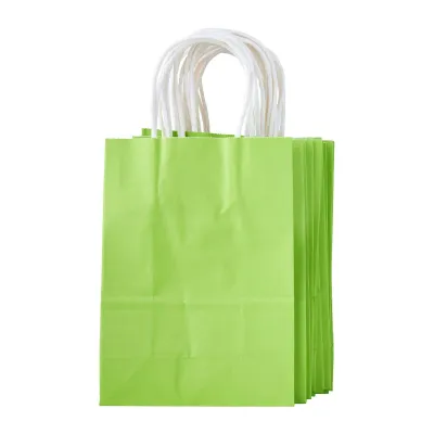 CGS 15X21X8CM Kraft Paper Bag -Lime Green