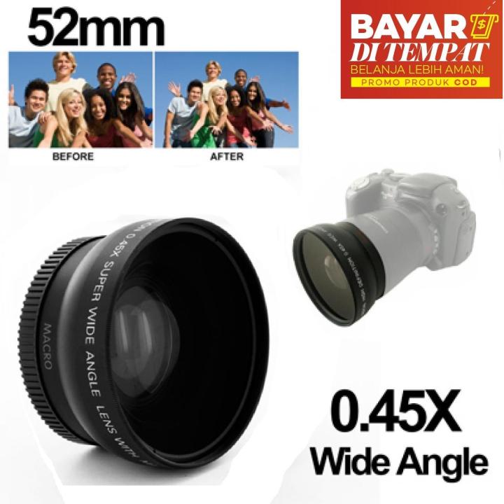 Lensa Nikon D3100 D3200 Wide Angle Lens Lensa Wide 52 Mm Super