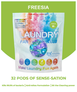 LFC Laundry Detergent Capsules Refill Pack (32 Pods) Ocean/Sakura/Coco Chanel/Lavender Dual Scent Technology