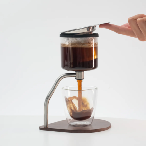 Premium Coffee/Tea Brewer - Walnut finish