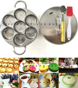 Rosita Cetakan Kue Martabak Mini Lumpur Apem Cubit Bika Ambon Wingko Babad Cilor Burger 61Cm Aokt Dan Tutup Gratis Sutil Kue