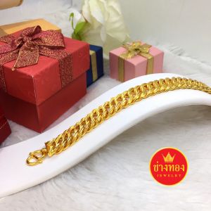 ทองปลอมเหมือนแท้ทุกจุด เลสก้างปลาห่วงคู่หนัก2บาท 3บาท 5บาท 10บาท คุณภาพสูงเทียบเท่าของแท้ ทองไมครอน ช่างทองเยาวราช