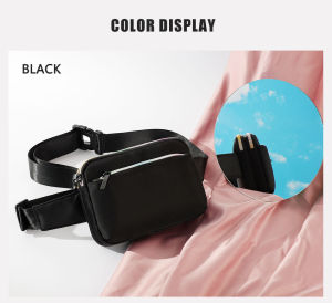 Tinyat กระเป๋าเอวสำหรับผู้หญิง - กระเป๋าสะพายข้างแฟชั่น กระเป๋าเก็บโทรศัพท์มือถือน่ารัก