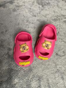 Jokixx - Sandal Slop Bakpau Anak Balita Cowo Cewe Lucu Model Cap*bara Kekinian