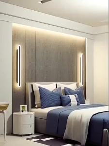 Long LED Wall Lamp Minimalist Strip Light Luxury  Wall Light Living Room Bedroom Bedside Aisle Corridor Nordic Style Wall Lamps