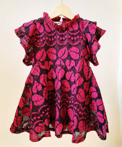 Dress Brukat Monalisa LIMITED EDITION untuk Anak Perempuan 1-4 tahun