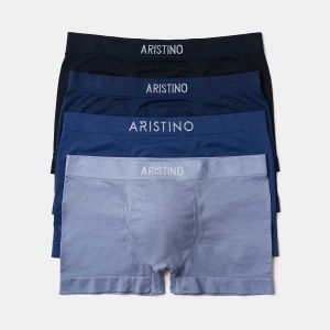 Quần boxer nam ARISTINO quần sịp đùi dáng boxer chất polyamide cao cấp cạp dệt logo liền co giãn 4 chiều mềm mát mịn thoáng khí thoải mái - ABX069