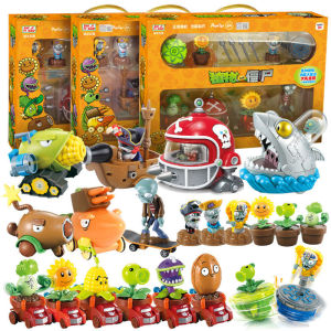 EASY WEARHOUSE Kids Boys Plants VS Zombies Mini Figures Action Play Set With Box Toy Birthday Present