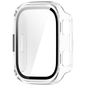 PC Case+Glass For Amazfit Bip Max Tempered Glass Anti-scratch Film Bumper Screen Protector Shell