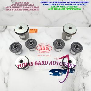 BUSHING ARM SET ATAS BAWAH KIRI KANAN 1SET TOYOTA HILUX VIGO 2KD 1SET 8PCS
