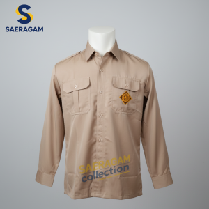 Seragam Pramuka Laki-Laki Lengan Panjang Pramuka Saku 2 Seragam Sekolah SD SMP SMA By.Amrycollection (TWIST)
