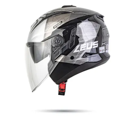 Mũ bảo hiểm 3/4 2 kính ZEUS 613B (Tặng kèm mái che 300.000) (KHÔNG BAO GỒM HÀM GẮN THÊM) - BIKER 176 - NÓN BẢO HIỂM & DẦU NHỚT VŨNG TÀU