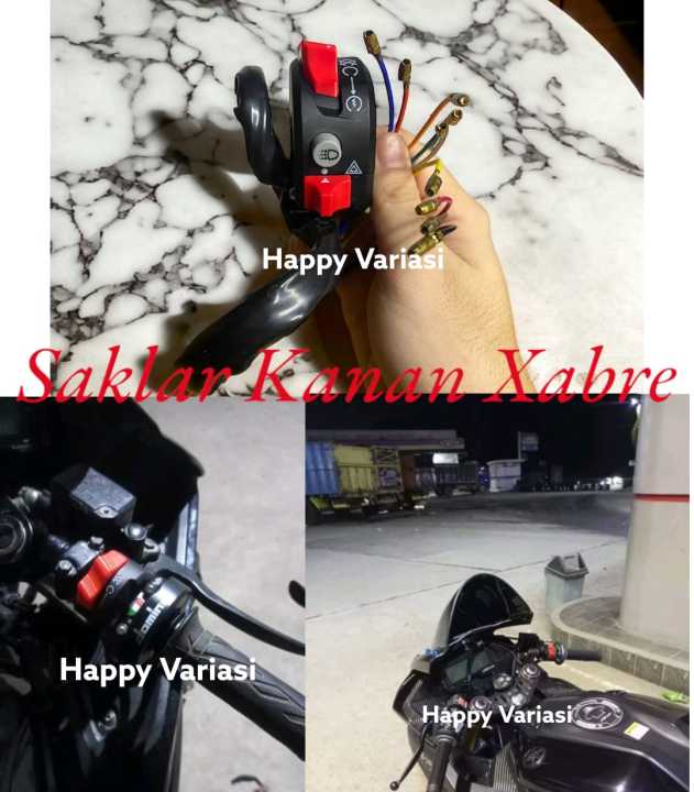 Saklar Holder Kanan Xabre 3 Tombol Pnp Vario Beat Satria Fu Mio Beat Vixion Universal