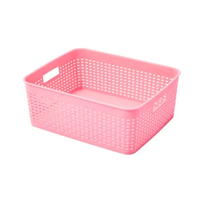 KERANJANG SERBAGUNA STORAGE BOX ORGANIZER KERANJANG PENYIMPANAN BIN PANTRY PAKAIANTEMPAT BUMBU DAPUR SABUN MAKEUP BUKU ATK KERANJANG LAUNDRY