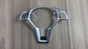 AUTOKAY Silver Steering Wheel Trim Cover for W204 W212 C E CLA 12-14 AMG Style Silver