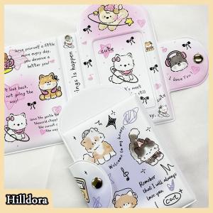 [Hilldora] Cute Photo Album 3 Inch Photo Card Holder Idol Card Binder Collection Book 36 Pocket Book Album Photocard Storage Case