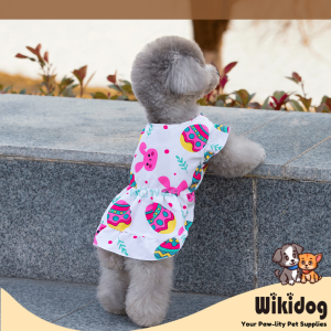 [Wikidog] KAWAII QA°08 Sweety Fluffy Dress with Cute Printed Design Adorablefor Dogs and Cats