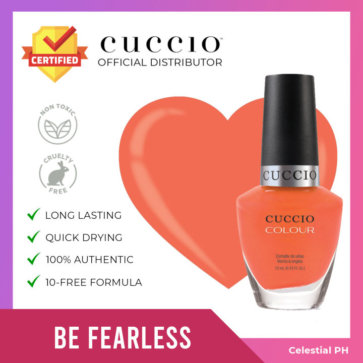 Cuccio Colour Nagellack „Be Fearless“ – 13 Ml, Neon-stark, Splitterfrei, Für Profis & DIY