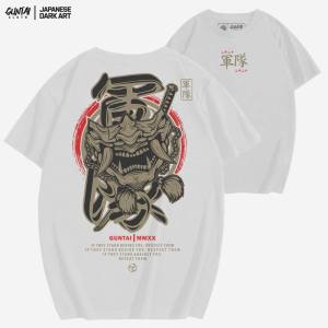 Kaos Distro Jepang Original Tshirt Pria Branded Japanese Art Guntai Cloth GT 23