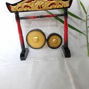 miniatur goong/pajangan musik tradisional/tinggi 18cm