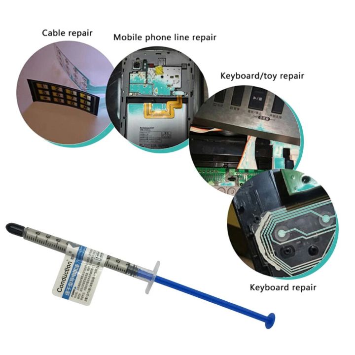 【InStock】 Conductive Adhesive Glue Silver Glue Paste For Repair