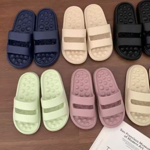 EVA Massage Slippers For Women 2026 New Model Indoor Thickened Bathroom Non-Slip Odor-Resistant Quick-Dry Wear-Resistant Sandals For Men