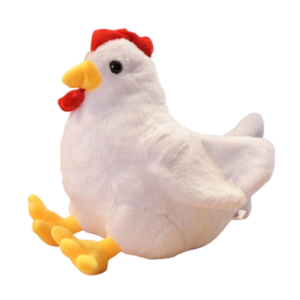 HOUCHU PP Cotton Simulation Chicken Plush Toy Hen Rooster Chick Doll Throw Pillow Cute Cartoon Chicken Plush Dolls Home Decor