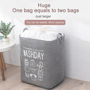 agetet Woven Storage Basket for Dirty Clothes