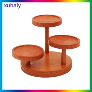 xuhaiy 1 12 Dollhouse Multi-layer Storage Rack Round Tray Rack Display Rack Doll Home Furniture Decor Toy