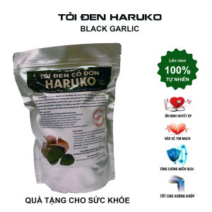Tỏi đen cô đơn HARUKO loại 1 lên men tự nhiên 60 ngày đóng túi 500 gam