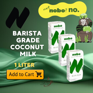 NOBO Barista Grade Coconut Milk 1L (3X) – Barista-Approved Pure Coconut Power in Every Pour! Wholesale