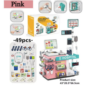 Ready Stcok Doctor Medical Set Toys Kids Stethoscope Educational Toy Pretend Play Set Doctor Nurse Cosplay Mainan Doktor