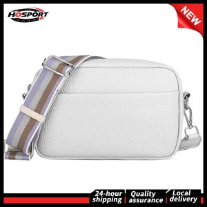 【Free Shipping】 Stylish and Practical Square Crossbody Bag for Women with Wide Strap Solid Color Tote for Casual Outings