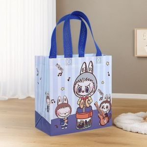 WED Goodie Bag Tas Souvenir Ulang Tahun Labubu / Tas Spunbond Waterproof / Tas Bingkisan Motif Capybara / Tas Souvenir Ulang Tahun Anak PP58