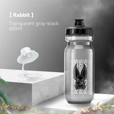 ROCKBROS Bike Water Bottle Squeezable BPA-free Sports Bottle Ultralight Plastic MTB Road Bike Drink Bottle Leakproof Cycling Bottle with Dust Cover