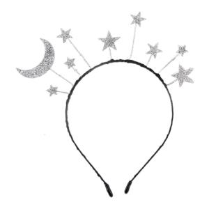 Christmas LOVE Letter/ Moon/ Star Shape Shinning Hair Hoop Women Headband for Festival Performances Hair Accessories