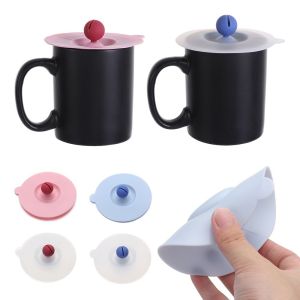MEMGOUO Seal Tea Coffee Lids Cap Silicone Cup Cover Dustproof Suction Cup Cover Leakproof