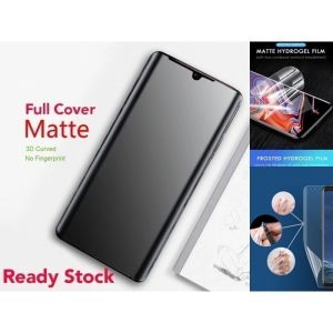 Hydrogel A-GLARE MATTE Anti Gores Infinix Note 40 Pro+ 40 Pro 40 5G Note 30 5G 4G 30 Pro Note 12 12i 12 2023 12 Pro 12 G96 12 VIP Pelindung Layar Depan Antigores Minyak Doff Gelap Hitam Full Cover Screen Guard Protection Temperd Glas Jelly Kaca Plus +
