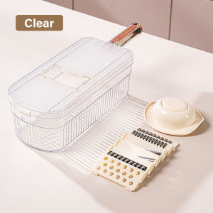 Multifunctional Vegetable Cutter 316 Stainless Steel Grater Shredder Safe and scratch-proof Food Slicer Various Blades Can Be Replaced