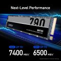 Lexar NM790 512GB / 1TB / 2TB / 4TB M.2 2280 PCIe Gen 4 NVMe SSD - Upto 7400 Mbps Read / 6500 Write. 