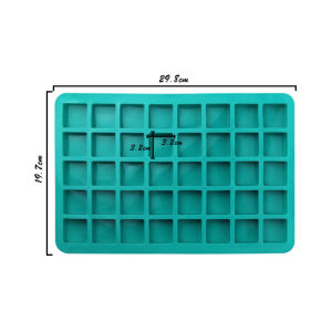 40 Hole Square Silicone Mold Heat Resistant Chocolate Candy Ice Cube Tray Baking Food Grade DIY Jelly Acuan Coklat