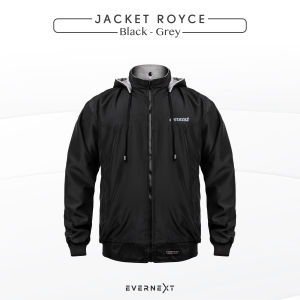 EVERNEXT - JAKET BOLAK BALIK PRIA JAKET OUTDOOR COWOK JAKET MOTOR ROYCE REVERSIBLE JACKET PRIA