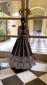 {PRO_ORDRE)😍PRESENTING NEW DESIGNER HEAVY EMBROIDERY WORK LEHENGA CHOLI SET😍