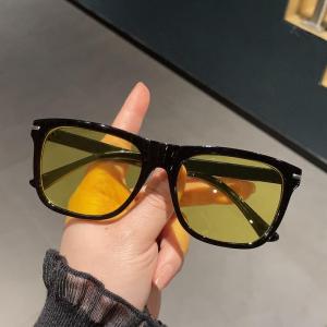 JN IMPRESSION Fashion Womens Small Square Frame Sunglasses UV Protection Fashion Commuter Outdoor Shading Sunglasses