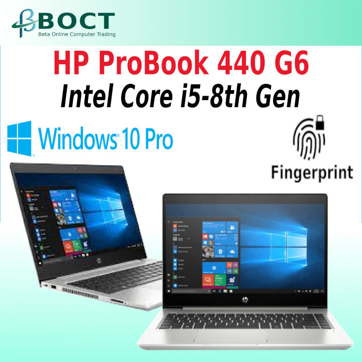 Refurbished HP ProBook 440 G6 i5-8th with min 8G ram 240G SSD