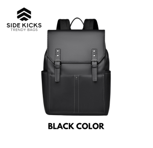 SIDE KICKS Derby PU Backpack 15.6 Laptop Men Woman Beg Galas Lelaki Perempuan 男女大容量背包