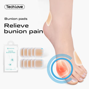 Tech Love miếng đệm bunion chống mài mòn chống thấm nước miếng đệm chân gel mềm cho nam và nữ băng thấm nước đệm chân miếng đệm metatarsal hỗ trợ lót đệm chân trước đệm gót chân Bunion Pads 10 PCS